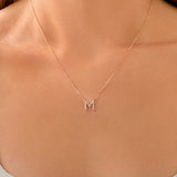 Round Cut Cubic Zirconia in 925 Sterling Silver Necklace 4