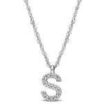 Round Cut Cubic Zirconia in 925 Sterling Silver Necklace 15