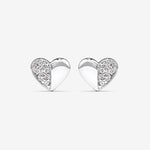 Round Cut Cubic Zirconia in 925 Sterling Silver Earrings 2