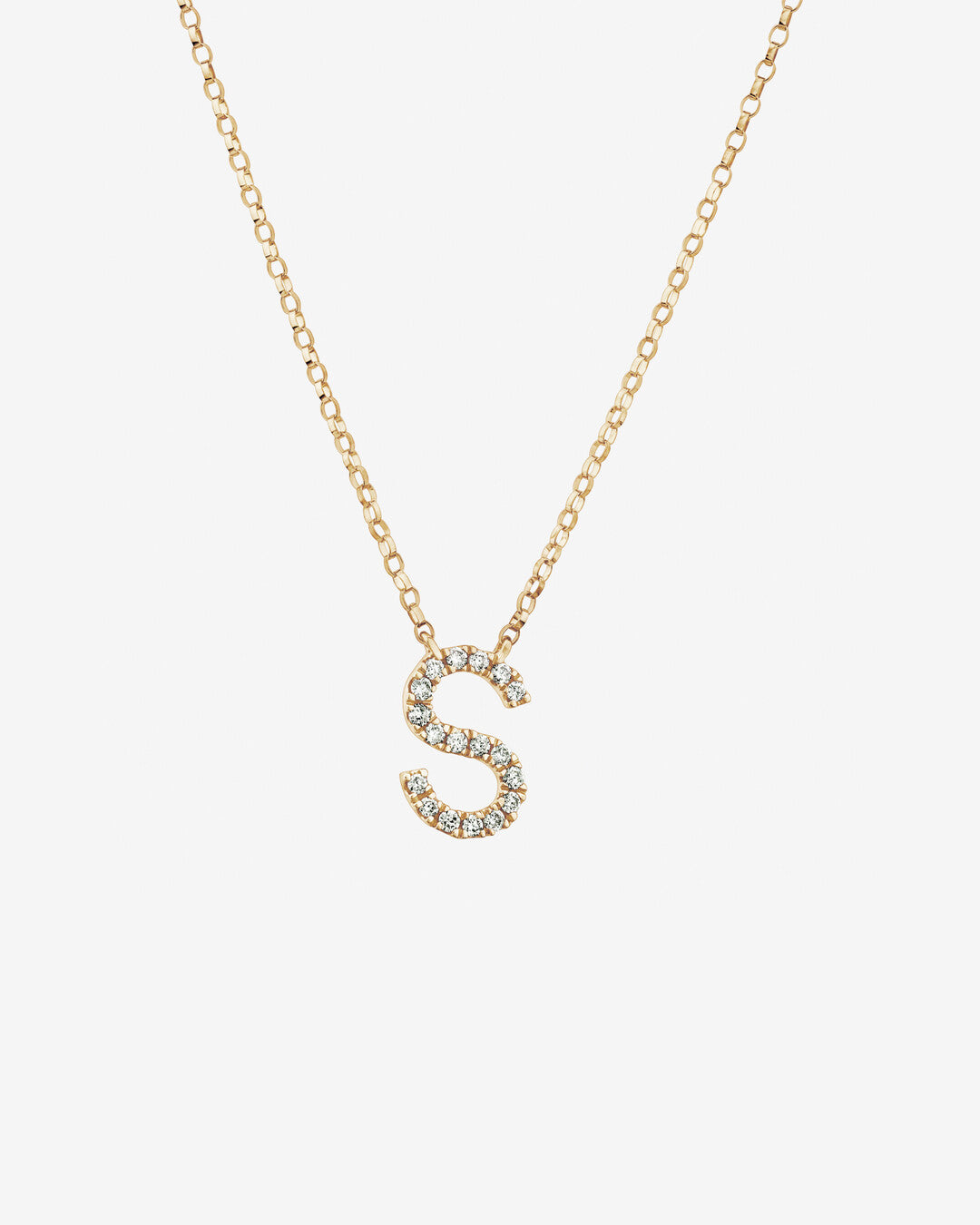 Round Cut Cubic Zirconia in 925 Sterling Silver Necklace 1