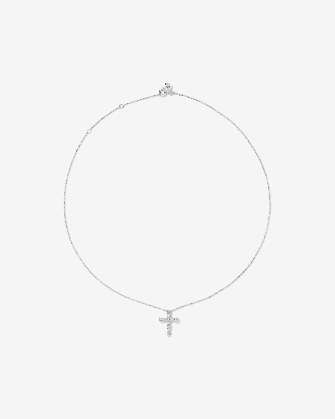 Round Cut Cubic Zirconia in 925 Sterling Silver Necklace 3