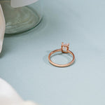 Stunning 1.0 - 2.0 CT Emerald Moissanite Engagement Ring With Hidden Halo Design 7