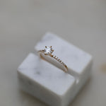 0.50 CT Round Cut Pave CVD E/VS1 Diamond Engagement Ring 6