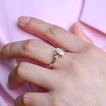 Stunning 2.0 CT Marquise Cut Moissanite Engagement Ring with Solitaire Design 4