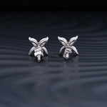 0.30 TCW Marquise Cut Moissanite Stud Earrings in Gold 4