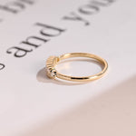 Stunning 0.2 TCW Round & Baguette Moissanite Stones Half Eternity Wedding Bands 8