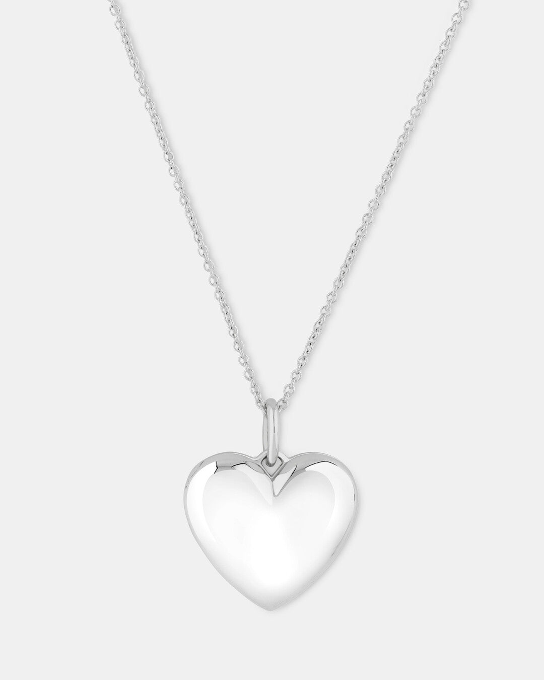 Round Cut Cubic Zirconia in 925 Sterling Silver Necklace 1