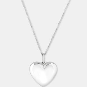 Round Cut Cubic Zirconia in 925 Sterling Silver Necklace