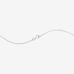 Round Cut Cubic Zirconia in 925 Sterling Silver Necklace 3