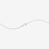 Round Cut Cubic Zirconia in 925 Sterling Silver Necklace 3