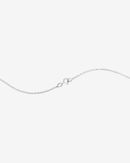 Round Cut Cubic Zirconia in 925 Sterling Silver Necklace 3