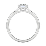 Stunning 0.5 CT Emerald Moissanite Engagement Ring With Solitaire Design 3