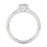 Stunning 0.5 CT Emerald Moissanite Engagement Ring With Solitaire Design 3