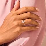 Stunning 1.5 CT Marquise Moissanite Engagement Ring with Solitaire Design 6