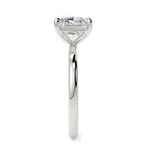 Stunning 2.45 CT East West Radiant Moissanite Engagement Ring with Solitaire Design 7