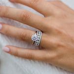 Round Cut Solitaire Style Cubic Zirconia in 925 Sterling Silver Ring 5