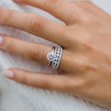 Round Cut Solitaire Style Cubic Zirconia in 925 Sterling Silver Ring 5
