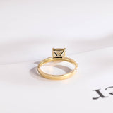 Stunning 1.0 - 2.0 CT Asscher Moissanite Engagement Ring With Pave Design 3