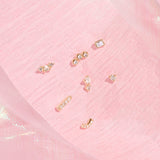 0.20 TCW Round Cut Moissanite Two Stone Earrings in Gold 4