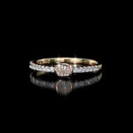 Round Cut Cubic Zirconia in 925 Sterling Silver Wedding Bands 4
