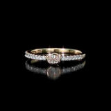Round Cut Cubic Zirconia in 925 Sterling Silver Wedding Bands 7