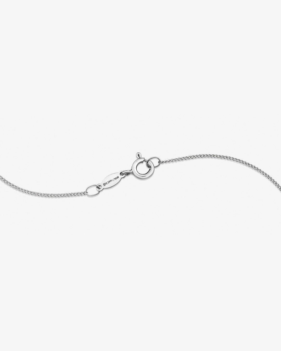 Round Cut Cubic Zirconia in 925 Sterling Silver Necklace 4