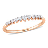 Round Cut Cubic Zirconia in 925 Sterling Silver Wedding Bands 9