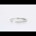 Round Cut Cubic Zirconia in 925 Sterling Silver Wedding Bands 4