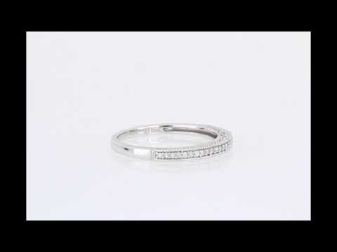 Round Cut Cubic Zirconia in 925 Sterling Silver Wedding Bands 7