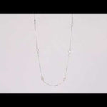 Round Cut Cubic Zirconia in 925 Sterling Silver Necklace 6