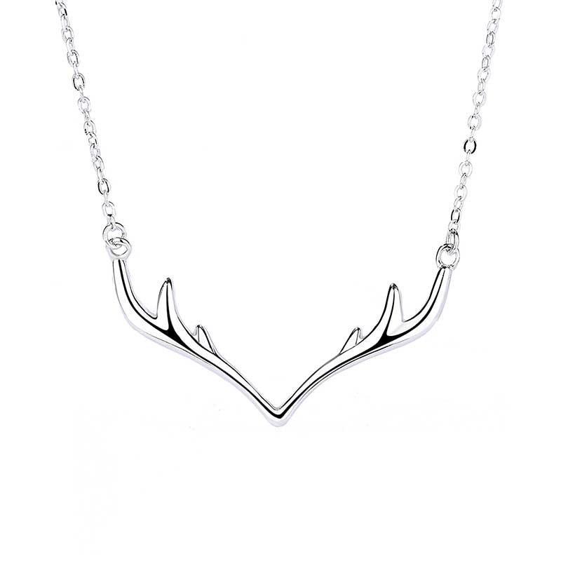Round Cut Cubic Zirconia in 925 Sterling Silver Necklace 5