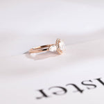 Stunning 1.0 - 2.0 CT Oval Moissanite Engagement Ring with Three Stone & Halo Design 9