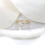 Stunning 1 CT Oval Moissanite Engagement Ring With Solitaire Design 2