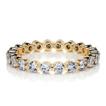 1 CT Round Full Eternity CVD EF/VVS Diamond Wedding Band 6