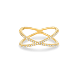 Stunning Criss Cross Wedding Bands 1