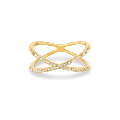 Stunning Criss Cross Wedding Bands 4