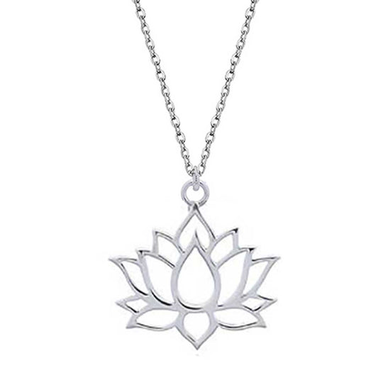 Round Cut Cubic Zirconia in 925 Sterling Silver Necklace 1