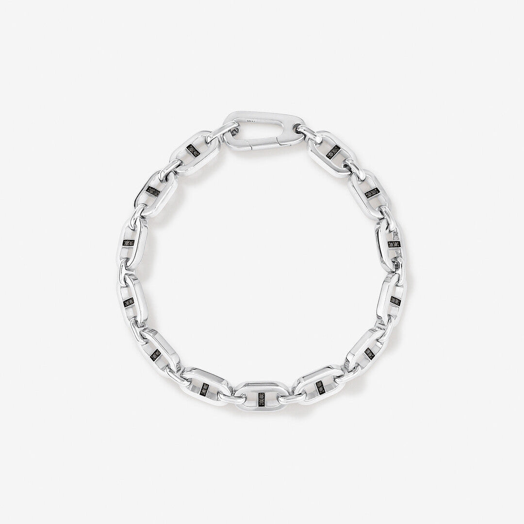 Round Cut Cubic Zirconia in 925 Sterling Silver Bracelet 1