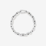Round Cut Cubic Zirconia in 925 Sterling Silver Bracelet 1