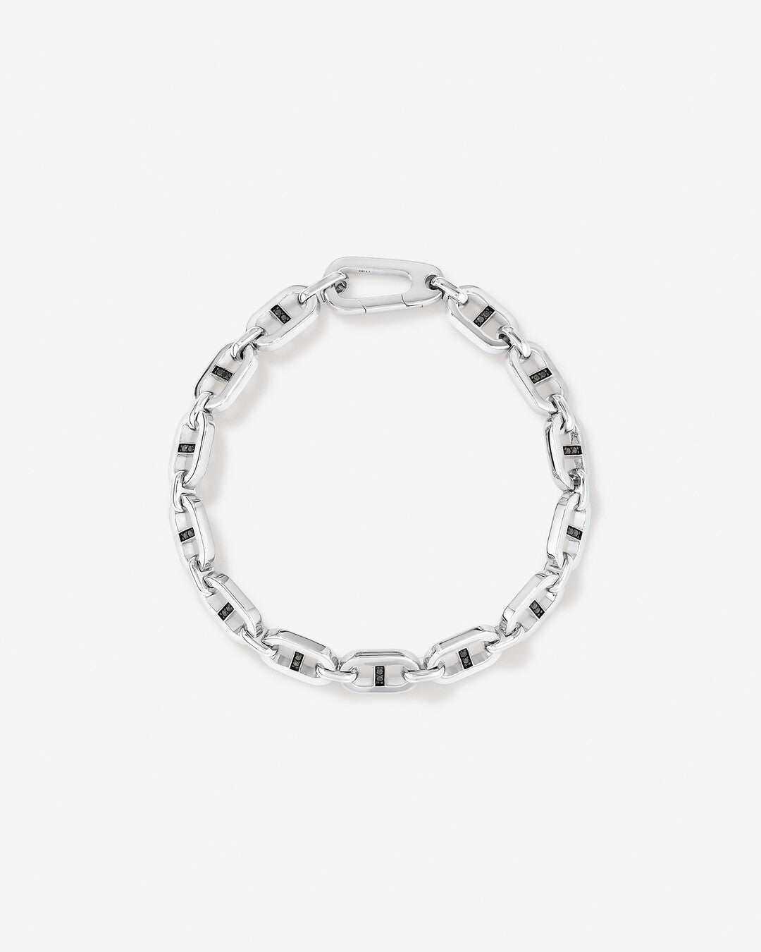 Round Cut Cubic Zirconia in 925 Sterling Silver Bracelet 1