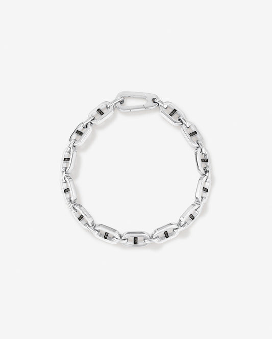Round Cut Cubic Zirconia in 925 Sterling Silver Bracelet 1