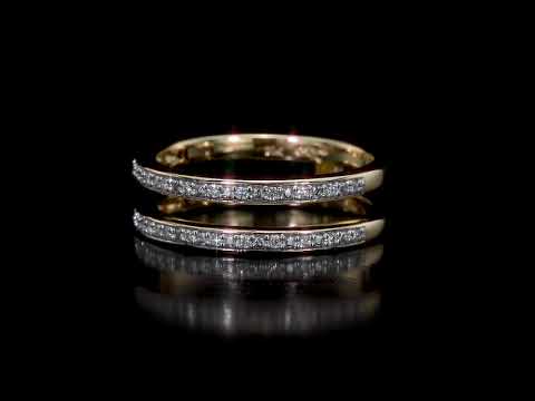 Round Cut Cubic Zirconia in 925 Sterling Silver Wedding Bands 7