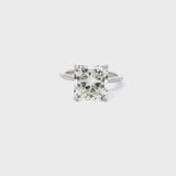 Stunning 5.21 CT Radiant Moissanite Engagement Ring with Solitaire Design 3