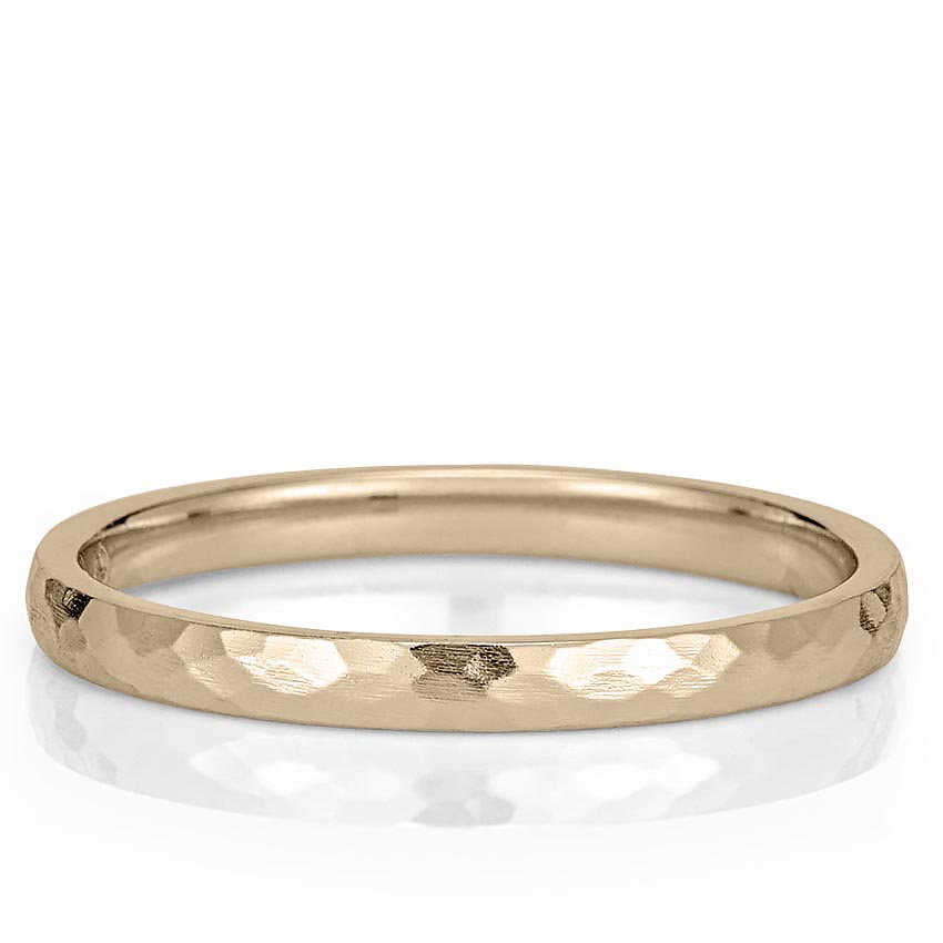 Stunning Hammered Metal Wedding Bands 1