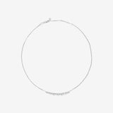 Round Cut Cubic Zirconia in 925 Sterling Silver Necklace 3