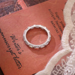 Stunning 1.4 CT Baguette Full Eternity Moissanite Stones Wedding Bands 4