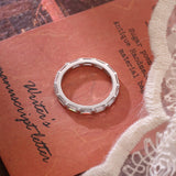 Stunning 1.4 CT Baguette Full Eternity Moissanite Stones Wedding Bands 4