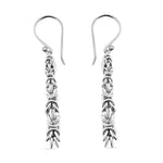 Round Cut Cubic Zirconia in 925 Sterling Silver Earrings 1