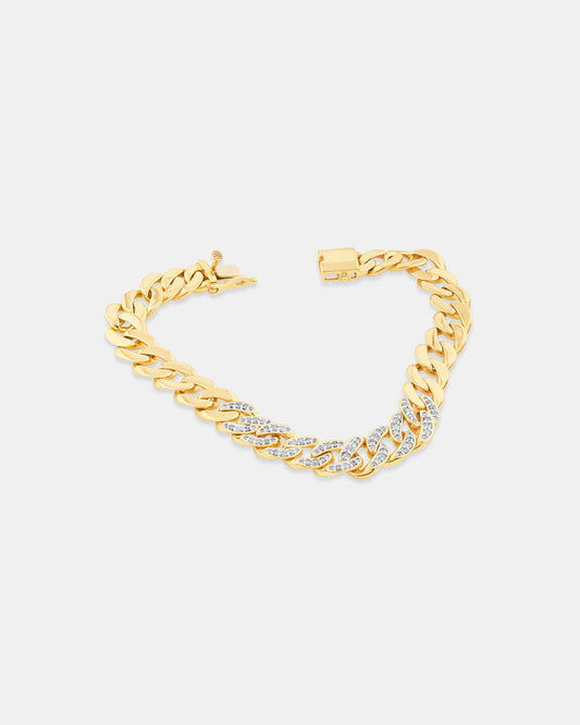 Round Cut Cubic Zirconia in 925 Sterling Silver Bracelet 2