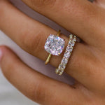 Cushion Cut Solitaire Style Cubic Zirconia in 925 Sterling Silver Ring 3